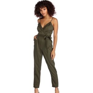 Windsor hunter green jumpsuit